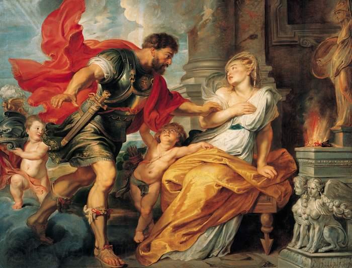 Peter Paul Rubens Marte e Rea Silvia Norge oil painting art